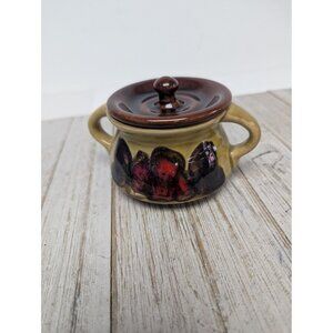 Vintage Zell am Harmersbach Lima Small Sugar Bowl w/ Lid West Germany 4777